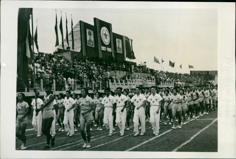 25th anniversary of the founding of the Chinese Army - Vintage Photograph