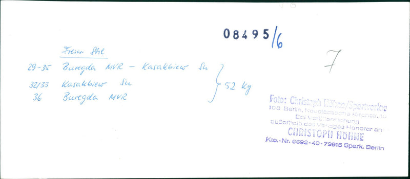 TUCULA LEIPZIG RINGING JUTEN WERNUS SUELEN BIN KOD FILM - Vintage Photograph