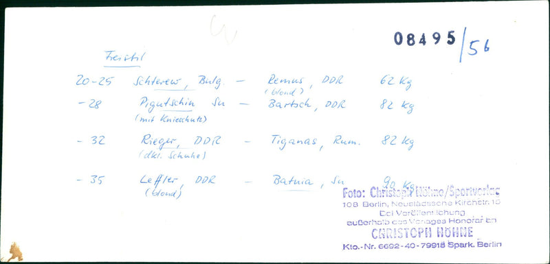 TUCULA LEIPZIG RINGING JUTEN WERNUS SUELEN BIN KOD FILM - Vintage Photograph