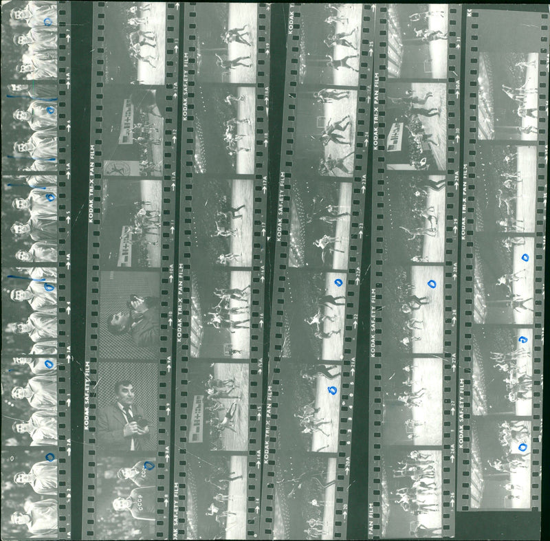 OHU TOURNAMENT RUMANICU REDSSR NOWITZKI BIRTALAN REPTEW GULBIS FILM - Vintage Photograph