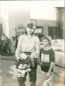 1988 JUMPS HIGH JUMP MUSIC JUMPING WANITA HRUSTAULT VERABSCHIEV - Vintage Photograph