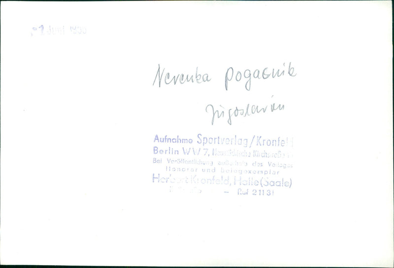 1981 JUGOSLAVI MUSIC TERE COLLECTION KNOWN SONGS - Vintage Photograph