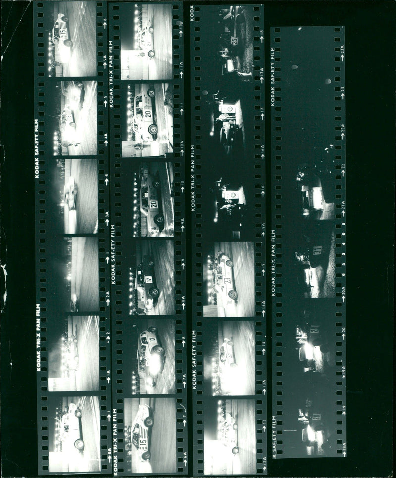 1988 PNEUMATIC RALLY RALLYE SUNDHALEU CIBBECE PUENCECENT FILM - Vintage Photograph