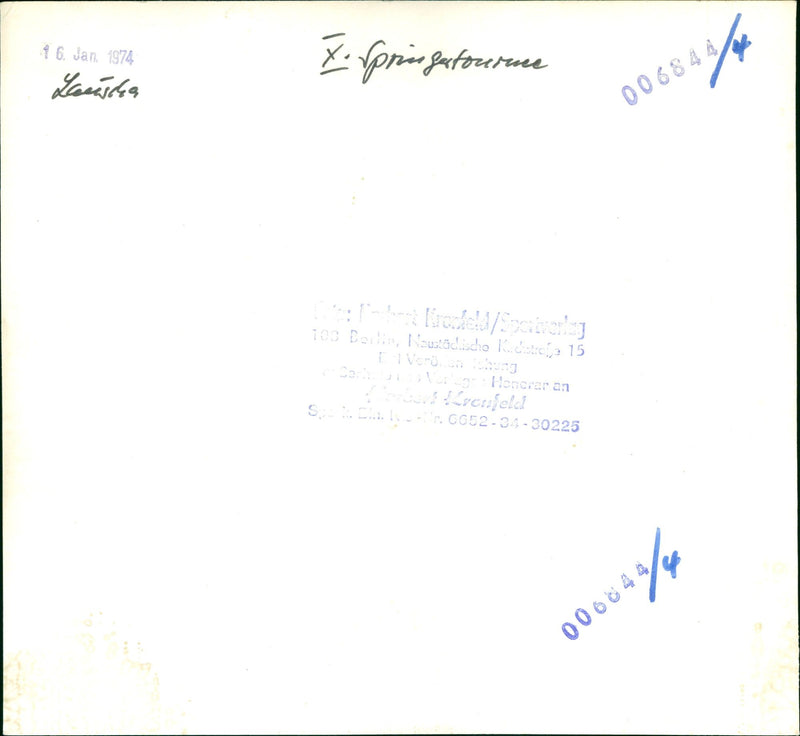 1974 TOUR FREUNDSCHAFTSP KODAK SAFETY FILM TRIX PAN DOLE NEPA - Vintage Photograph