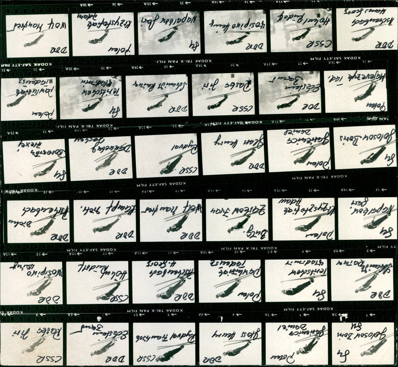 1974 TOUR FREUNDSCHAFTSP KODAK SAFETY FILM TRIX PAN DOLE NEPA - Vintage Photograph