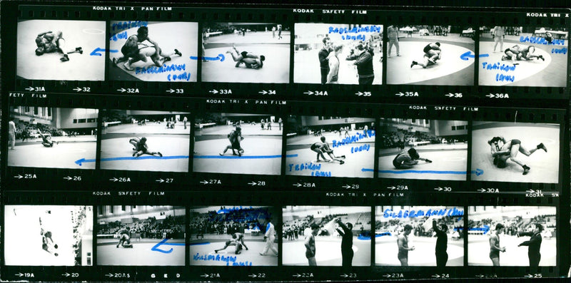1972 RINGEN SPARTAKIADE KODAR TRIX PAN FILM KODAK SAFETY FILKODAK TRI FETY FIL - Vintage Photograph