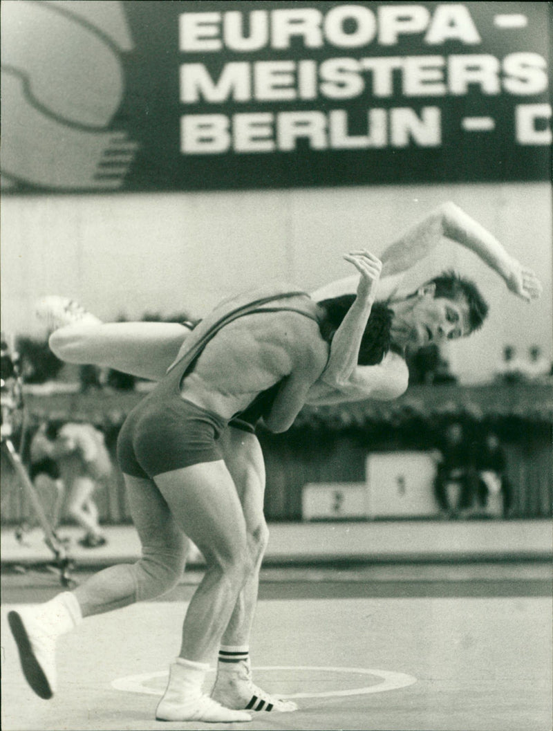 European wrestling championships 1970 - Vintage Photograph