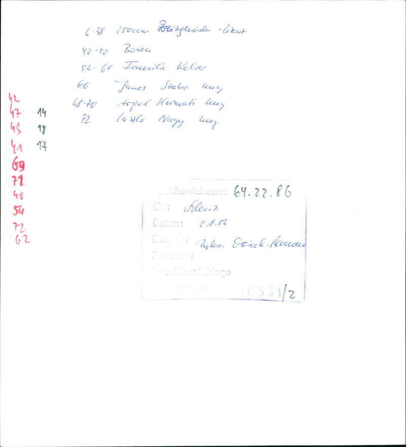 RENUEN TERCEILIC KEBER JANOS SEBO ASPED HARCEAH ZEEEY LASZLO NAGY LECZ LEEC - Vintage Photograph