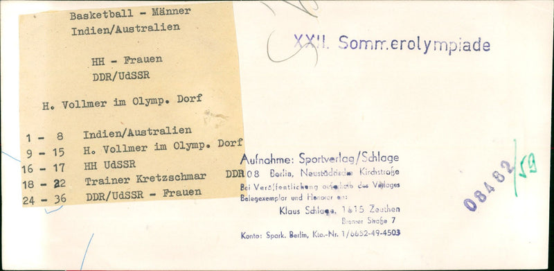 HANDBALL KODAK SAFETY FILM - Vintage Photograph