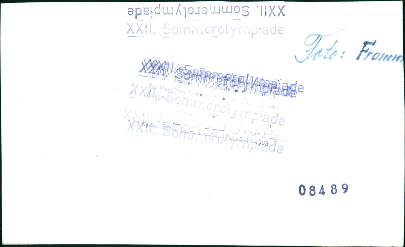 FENCING KROVOPIESKOV KROWOPUS HOW NASLINOV KROVOPIEKOV NAS FILM - Vintage Photograph