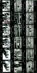 1915 SCHWIMMEN PER ARVIDSSON SONG ABRAHEM ARVIDSON DAVID LOPEZ FILM - Vintage Photograph