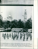 AMANDG PREPARATION ETOPANING ARMY BAND TAKE PART MUSIC SOVIET - Vintage Photograph