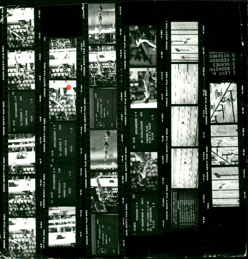 ESSER SPRINGS FILM HOHNE WATER JUMPING ART JUMPING LADIES EVERYTHING - Vintage Photograph