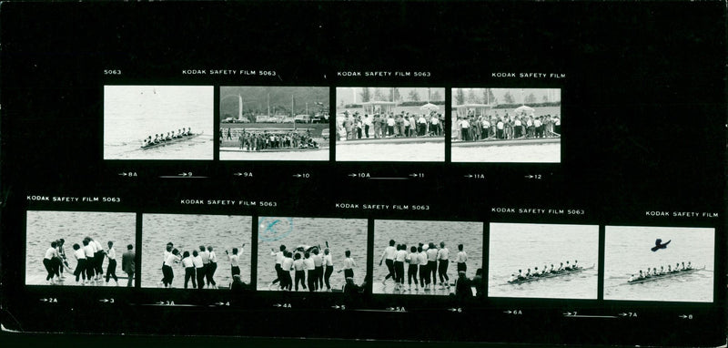 RUDERN MIZ XXII SOMM DDR CELEBRATED SATTELPLATZ BERLIN FILM - Vintage Photograph