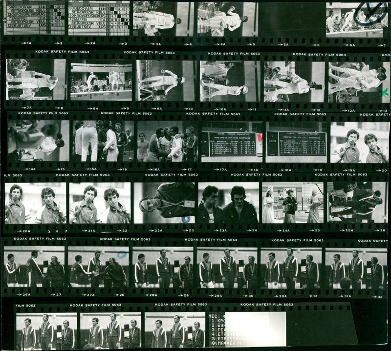 FENCING FENCING SABEL MANNER MAFFEI ITA KRAVO FILM - Vintage Photograph