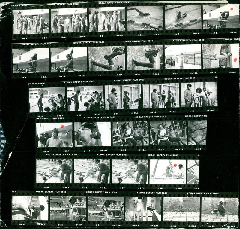 SCHWIMMEN KODAK SAFETY FILM FIL - Vintage Photograph