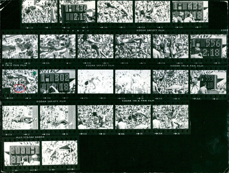 LEICHTATHLETIC HOHNE FILM HOCH QUALI TAMBERI RAISE DALHAUSER WZOLA - Vintage Photograph