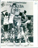 1980 BASKETBALL OPP INTERNATIONAL OLYMPIC FILM PLAYER - Vintage Photograph