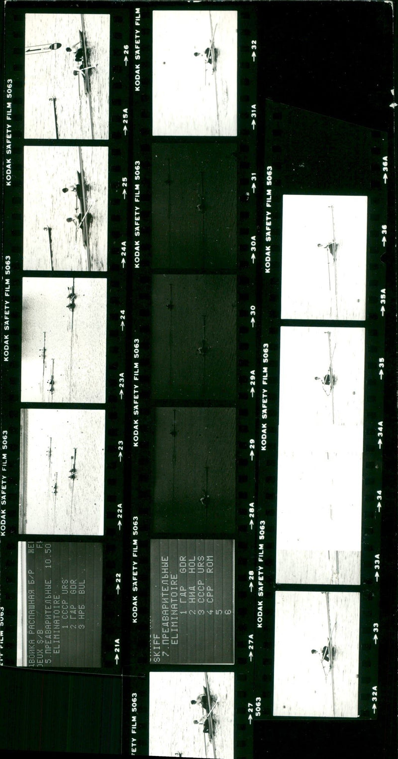 RUDERN ROLLING ADVANCES WOMEN BERLIN GERMANY FILM SHOWN VERA - Vintage Photograph