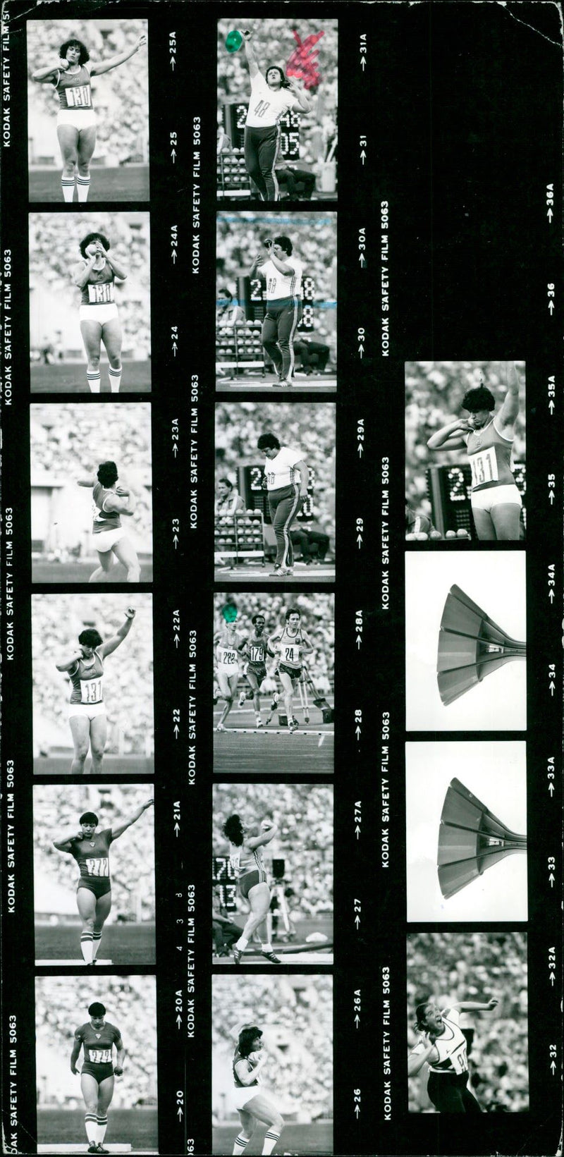 LEICHTATHLETIC KODAK SAFETY FILM SLUPIANEK REICHENBACH ABASH - Vintage Photograph