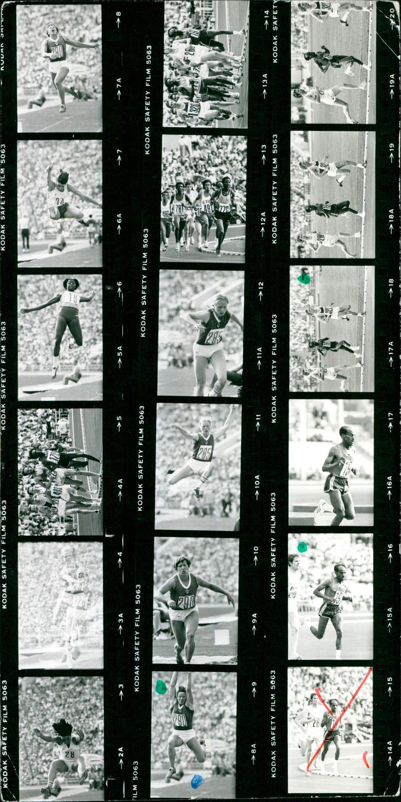 LEICHTATHLETIC KODAK SAFETY FILM TILM AND SOG YIFT - Vintage Photograph