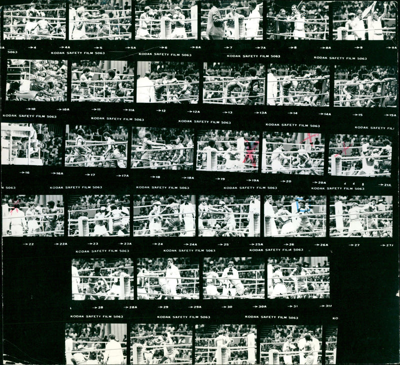 1980 BOXEN FILM BASED SUMMER OLYMPICS MOSCOW - Vintage Photograph