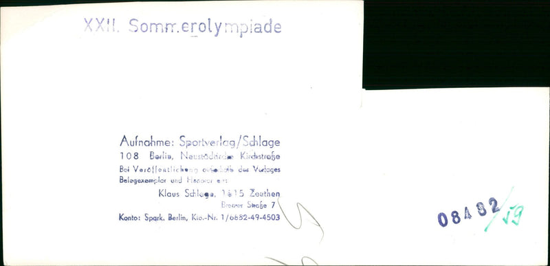 NOSANCH KLAUS SCHLEGE ZEUTHEN BREMER SHOE SPARK BERLIN KIONO KODAK SAFE FILM - Vintage Photograph