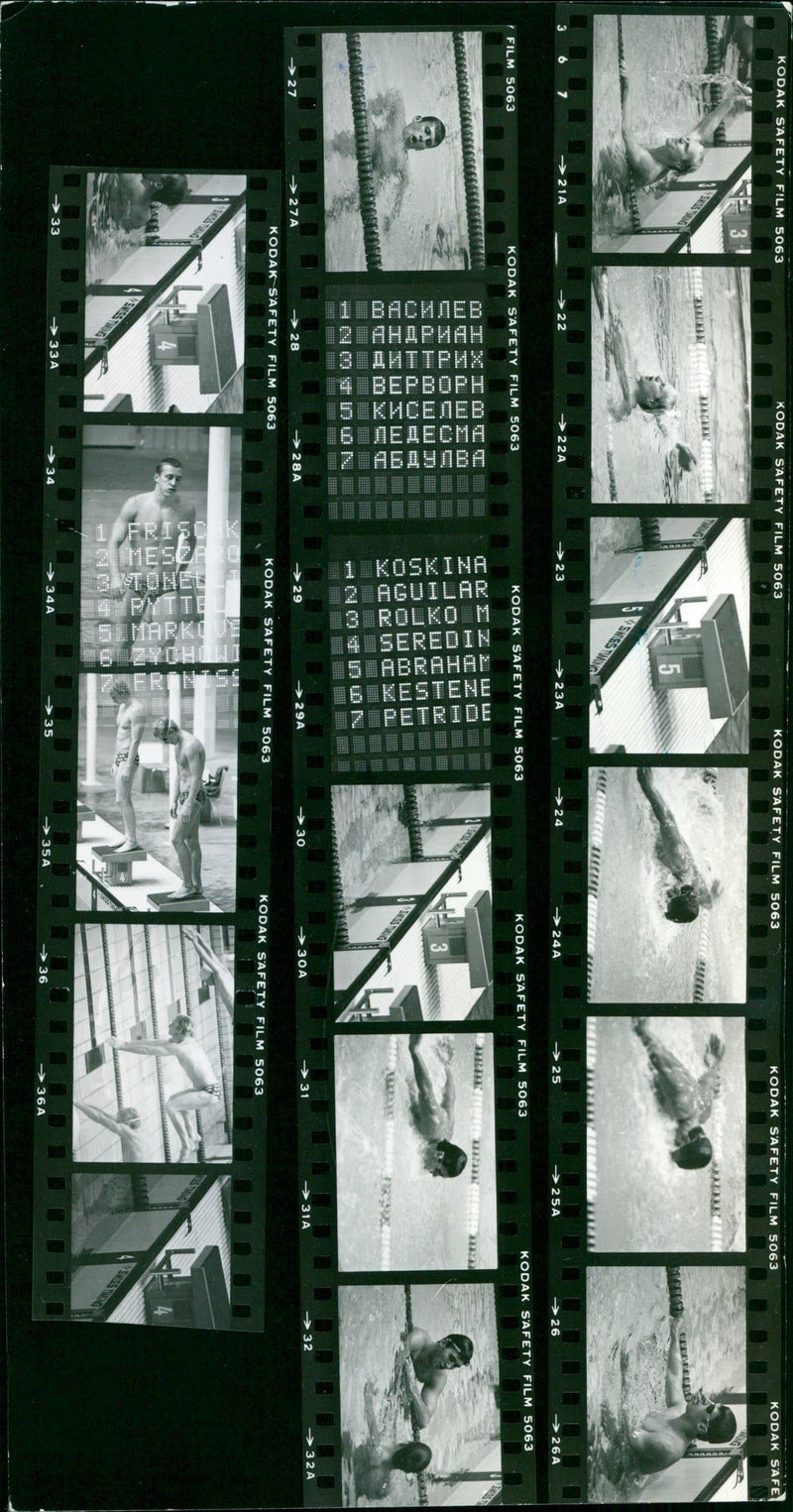 SCHWIMMEN KODAK SAFETY FILM MOST POPULAR FILMS ALL - Vintage Photograph