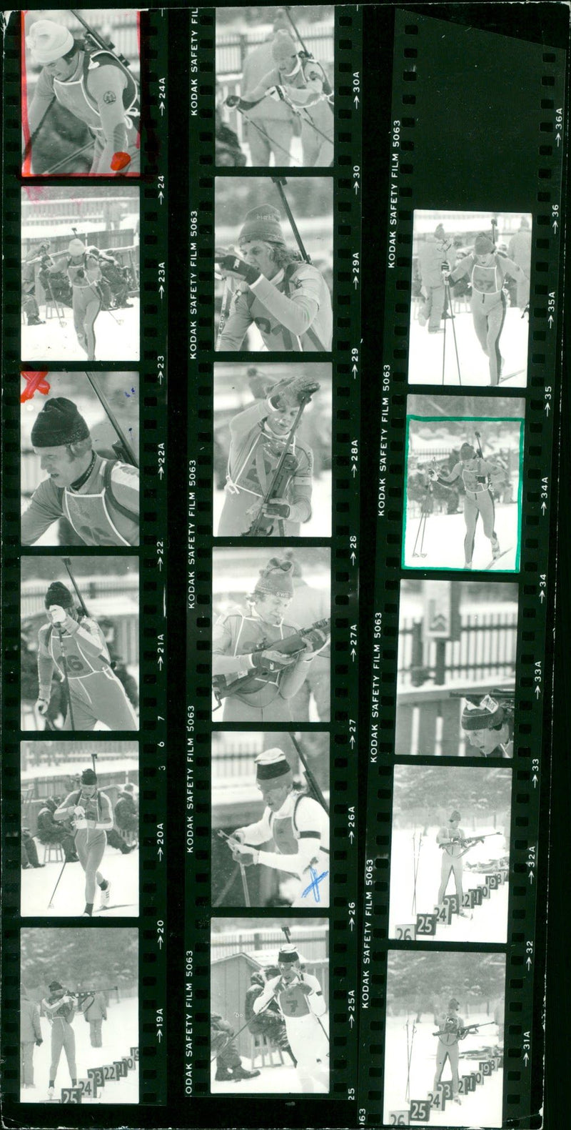 BIATHLON KODAKS FANTASTIC VOYAGE LAKE PLACID FILM - Vintage Photograph