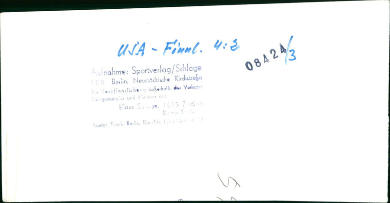 EISHOCKEY KODAK SAFETY FILM TRI PAN PANF - Vintage Photograph