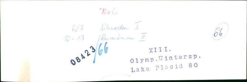 BOB SWEDEN ROMANIA XII OLYMPUS LAKE SIXTEEN KODAK SAFETY FILM - Vintage Photograph