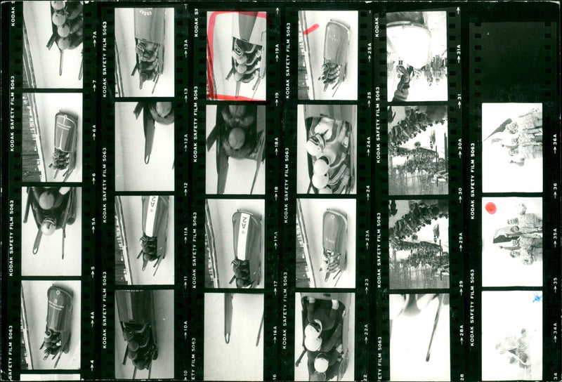 1980 BOB VIERERTS LAN LAUF XIII OLYMP LAKE PLA WINTER OLYM FILM - Vintage Photograph