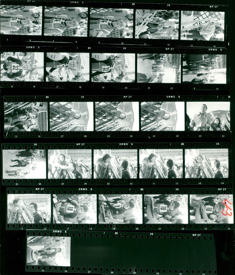 PREPARATION WINTER OLYMPIADE ENERLOO ACCOUNT SPARK BERLIN KTO FILM - Vintage Photograph