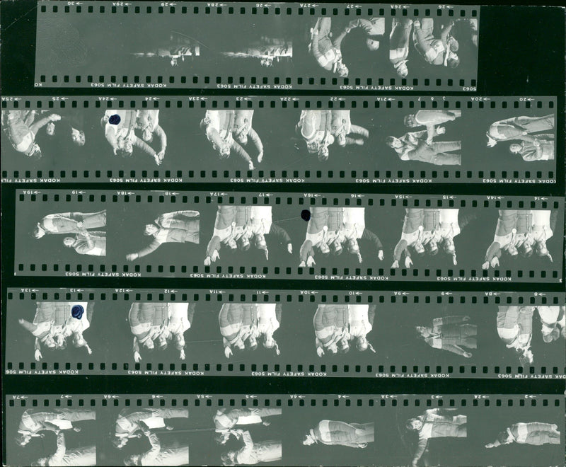 BIATHLON KODAK SAFETY FILM SAFEY FILS - Vintage Photograph