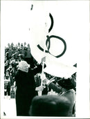 1976 PREPARATION WINTER HOS LUGGER OLYMPIC FILM OLYMPIS PLAYING - Vintage Photograph