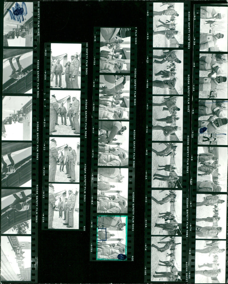 NORDIAN ICOMBINATIA HOKNE SPORTVORING BERLIN FILM - Vintage Photograph