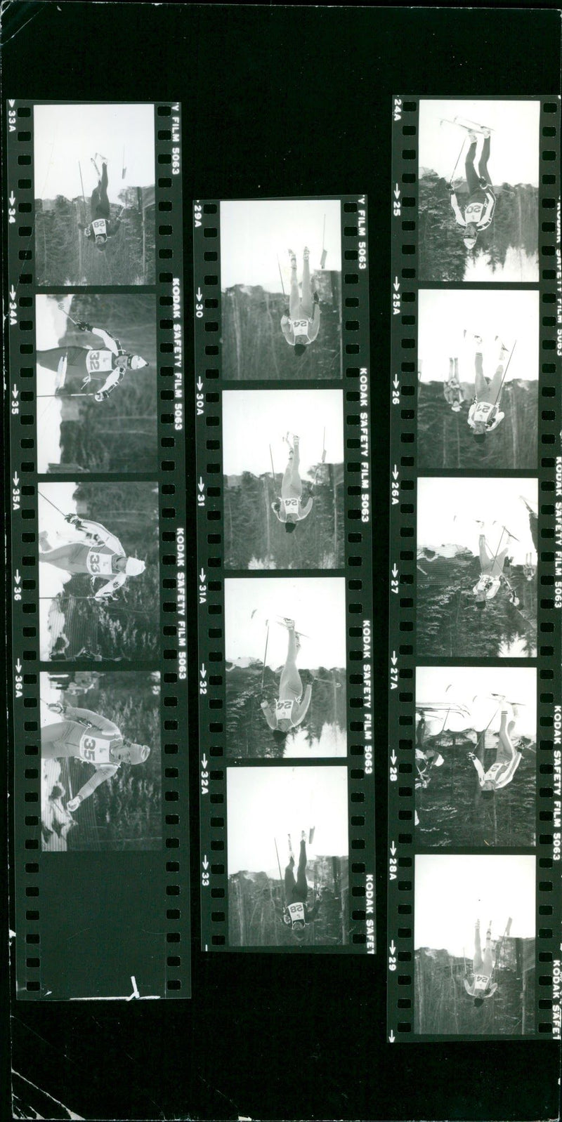 1980 LANGLAUF WINTEROLYMPIA MOST FAMOUS FILMS FILM - Vintage Photograph