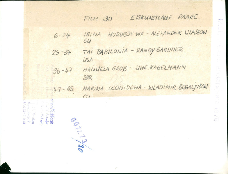 FILM BASED BOOK SAME SHOT BERLIN - Vintage Photograph