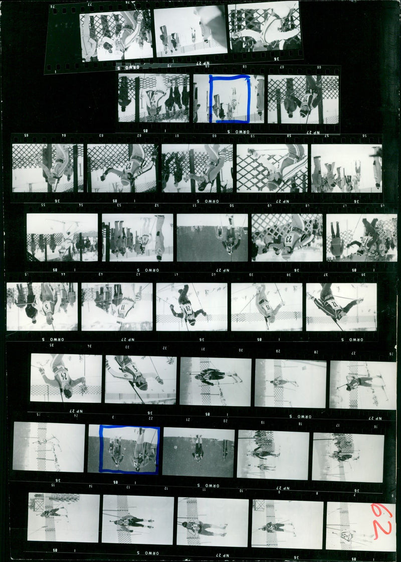 BIATHLON ALEXANDER JELISAROW GERD BRD ESKO SAIRA FIN DENN FILM - Vintage Photograph