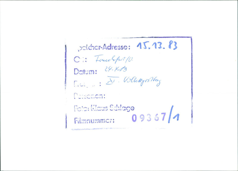 FRANKFURT FILM SHOT LOCATION GERMANY - Vintage Photograph