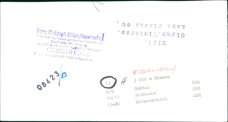 ICE SPEED IIIX ACTISCHE KIRCHSTR CETTETOIE CHERS ETOJAN FILM - Vintage Photograph