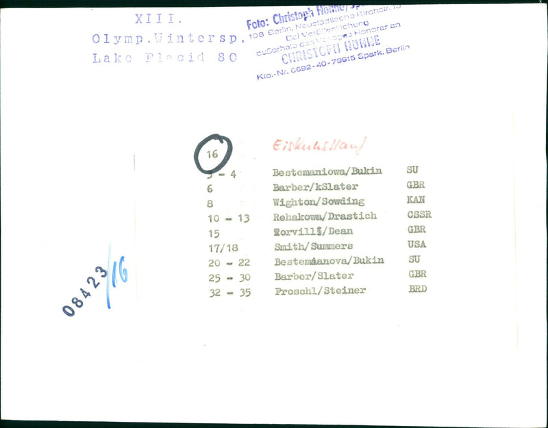 CAUF ISSUES XIII OLYMPUS COMERSP LAKO PLOID CHRISTOP FILM - Vintage Photograph