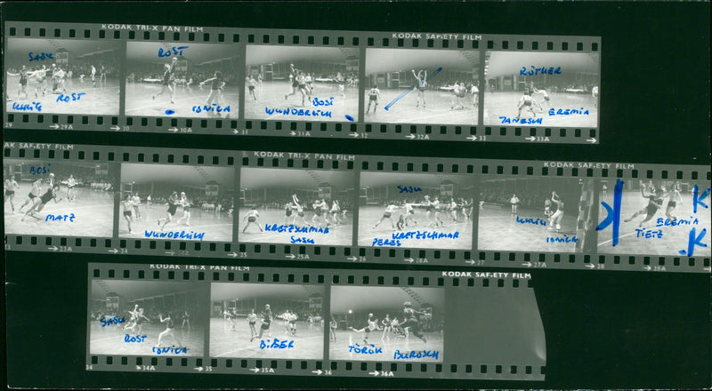 1984 NEUBRANDENBURG TOURNAMENT KODAK TRI PAN FILM SAPETY ROST RRUEL - Vintage Photograph