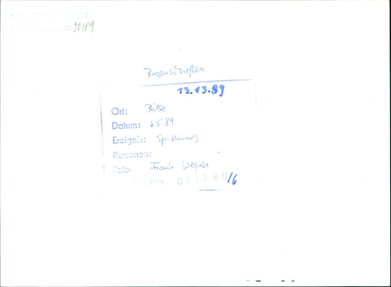 KIRMIS ARCHERY PLACE RIESA DATE EVENT SPOUSTINUES PEOPLE FRANK WEQUER OILA - Vintage Photograph