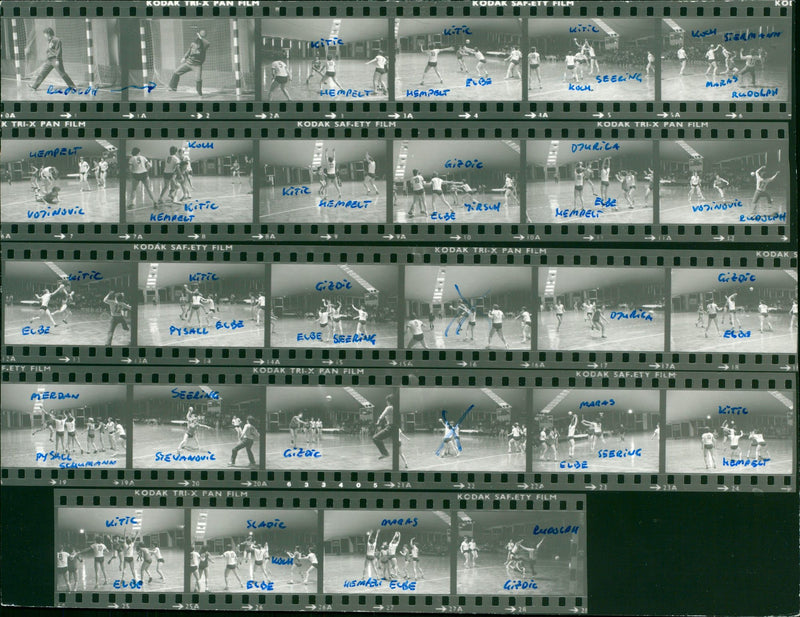 1978 NEUBRANDENBURG TOURNAMENT KODAK TRIX FAN SAFETY KITIC KOCH SIS FILM - Vintage Photograph