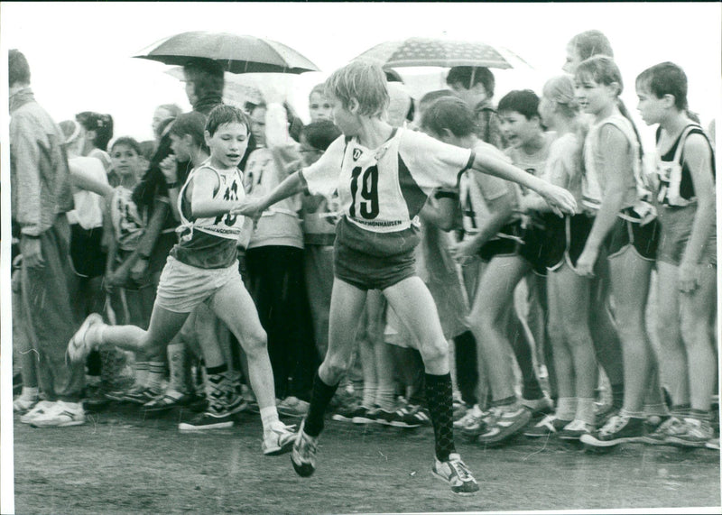 EVENT COUP MARCO LEIPOLD FILM STABWECHSEL SSEI DEN RUN - Vintage Photograph