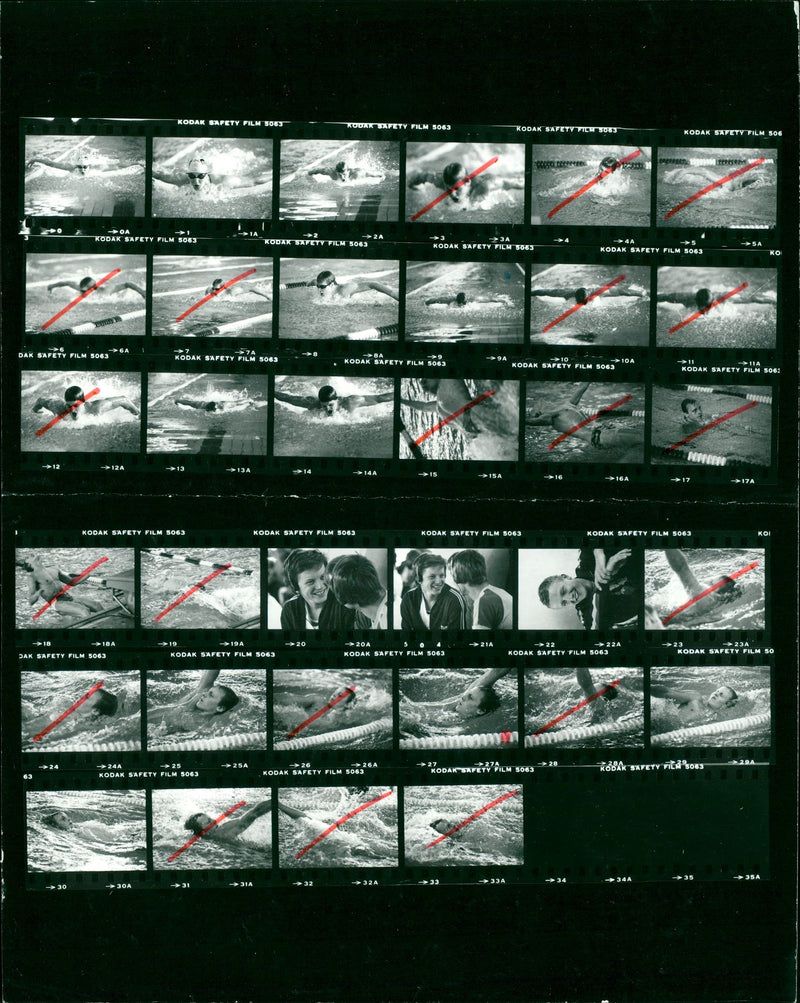1982 CHAMPIONSHIPS NEY SCU DYN DHIK EVENTS UTE ZIESCHE OLAF MICHAEL FILM - Vintage Photograph