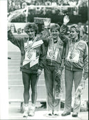 1989 BLOOD TATJANA GREBENTSCHUK MOSTLY CHRISTINE WACHTEL AND - Vintage Photograph