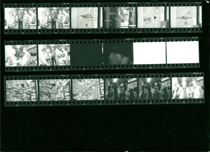 1989 BLOOD FILM SET MOROCCO DIRECTED - Vintage Photograph