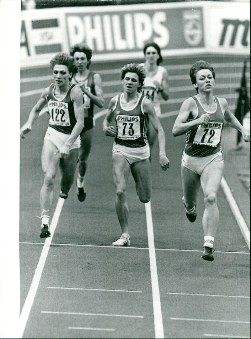 1989 BLOOD CHRISTINE WACHTEL GDR WON TATJANA GREBENTSCHI DSSR - Vintage Photograph